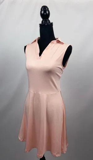 ress Tennis/Golf Sleeveless Dress V-Neck With Shorts Medium Light Pink thumbnail 4