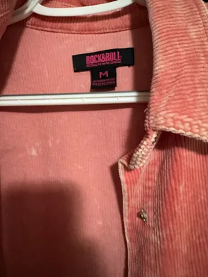 Western Rock & Roll Corduroy Shacket Size Medium thumbnail 2