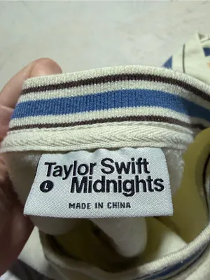 Taylor Swift Striped Midnights Crewneck Large thumbnail 8