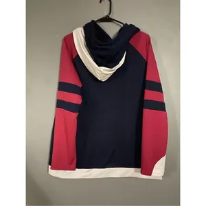 Boutique Happy Sailed Striped Double Hoodie Cowl Neck Sweatshirt Size 2X thumbnail 4