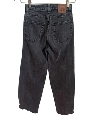 Toteme Flare Fit Jeans in black grey wash 23 thumbnail 5