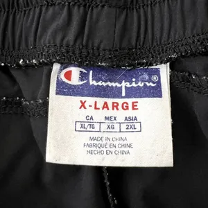 Champion Black Drawstring Athletic Shorts thumbnail 3