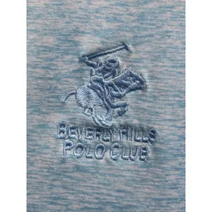 Beverly Hills Polo TShirt Women's Logo V Neck Size S Tie Dye Turquoise‎ thumbnail 3