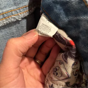 Ed Hardy Graphic Embroidered Heart Wide Leg Jeans thumbnail 6