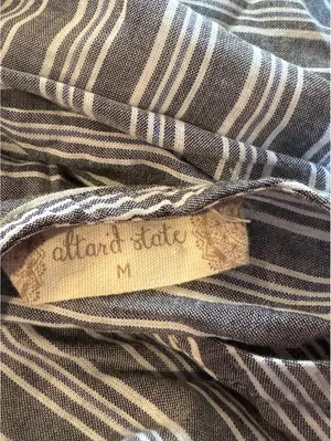 Altar'd State Black and White Striped Dress, Size Medium, Fit-and-Flare A-Line thumbnail 6
