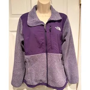 The North Face Women's Denali Fleece Jacket‎ M Purple Polartec Y2K Vintage thumbnail 3