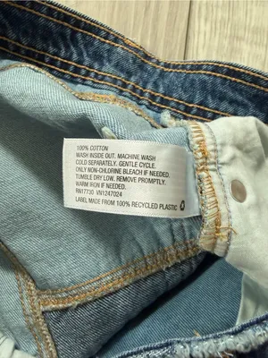 Wild Fable Highest Rise Denim Patchwork Cutoff Jean Shorts size 8 (28/29) thumbnail 7