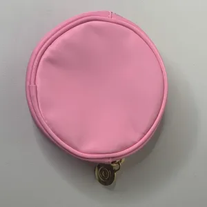 Stoney Clover Lane X Target Rainbow Patch Mini Circle Pouch Pink Zip Round thumbnail 2