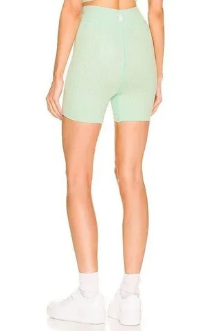 Free People FP Movement Free Throw High Rise Biker Shorts Mint Green Size M thumbnail 2
