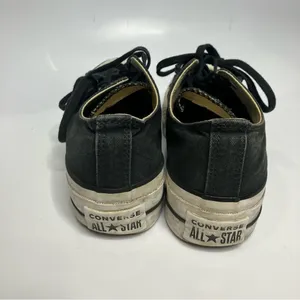 Converse black‎ canvas platform sneakers size 7 thumbnail 7