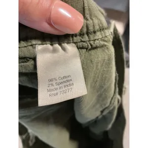 Sonoma Cargo Shorts Olive Green Utility Stretch Cotton Womens Size 10 thumbnail 5