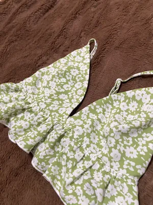 Pastel Green Floral Cami Top Size XS thumbnail 3
