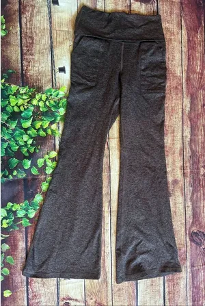 Offline The Hugger Foldover Hi-rise Heathered Brown Size M thumbnail 1
