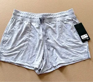90 Degrees by Reflex Heather Blue Knit Shorts Medium NWT thumbnail 1
