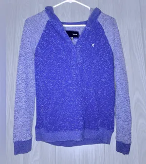 HURLEY Women’s Casual Pullover Snap Button Hoodie thumbnail 1