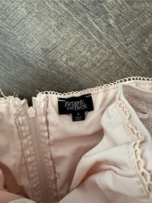 Beverly And Beck Pink Lace Corset Top thumbnail 3