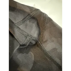Lululemon Wunder Under HR Tight 25'' Lux‎ LW5BSPS Womens sz 4 Grey Camo Leggings thumbnail 6