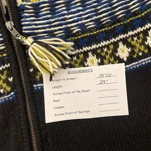 Anthropologie SPARROW Batley Fairisle Black Cardigan Sweater Fair Isle Large thumbnail 11