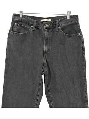 Levi's '94 Baggy Straight Leg Jeans Washed Out Black Size 32 thumbnail 3