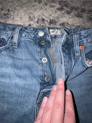 Madewell Light Blue Denim Jeans with Fair Trade Tag thumbnail 2