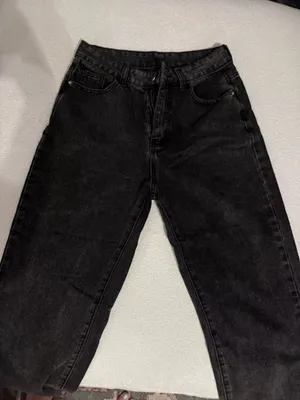 Black high waist denim jeans Size M thumbnail 1
