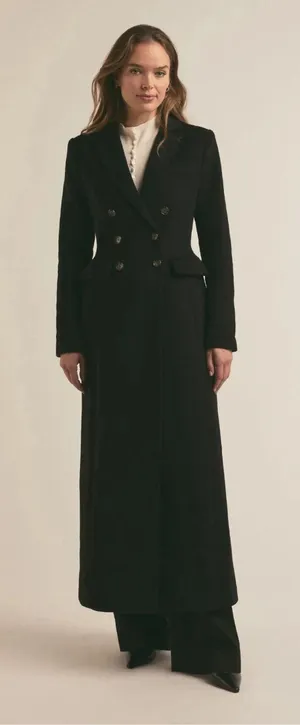 Favorite Daughter The Simon Double Breasted Longline Coat Size Small thumbnail 1