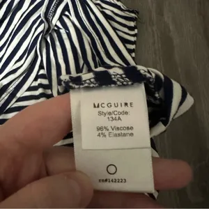 McGuire Poketo Tank Sleeveless Navy & White Striped Pullover Tank Top Size M‎ thumbnail 7