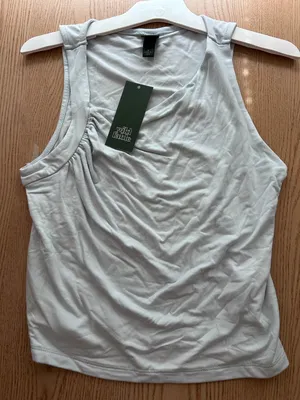 New Women’s Wild Fable Tank Top Lightweight Stretchy Light Blue size Medium thumbnail 1
