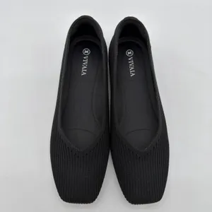 Vivaia Margot Old Money Versatile Arch Support Square Comfort Flats Black 6 thumbnail 4