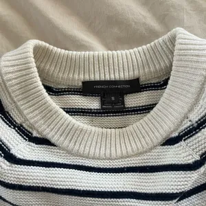 French Connection Black and White Striped Sweater thumbnail 3