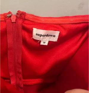 Superdown Ryleigh Strapless Maxi Dress Red thumbnail 6