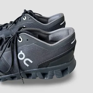 On Cloud X Women’s 11 Black Asphalt Training Running Shoes Sneakers Athletic thumbnail 12