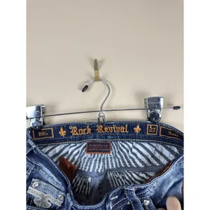 Rock Revival Jeans Womens 27 Effie Boot Cut Low Rise Rhinestone Flap Pockets thumbnail 10