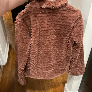 Patagonia Pelage Jacket Mauve Women's Size small Curly Fleece Zip‎ thumbnail 4
