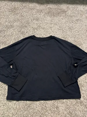 NBA Golden State Warriors cropped long sleeve shirt size medium thumbnail 5