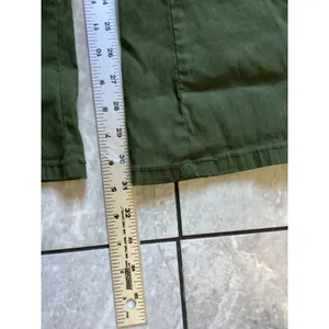 Maeve Anthropologie Olive Green High Rise Flare Wide Leg Seam Pants Size 14 thumbnail 7