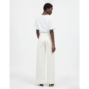 Madewell Superwide-Leg Jeans True White High Rise Rigid Cotton NS899 Size 27 thumbnail 4