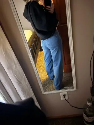 Lucky Brand Wide Leg Jeans thumbnail 2