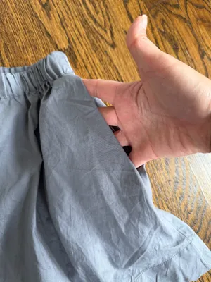 Free People Free-est Collection Mini Skirt 100% Cotton Gray Boho Beach Prairie thumbnail 7