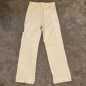 H&M Women Beige Utility Cargo Pants Size US 6 thumbnail 8