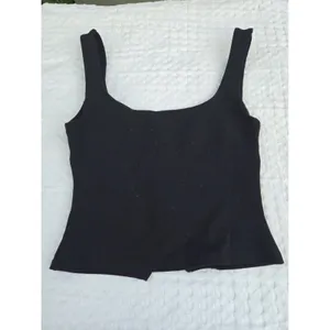 Reformation Womens Black Button Front Corset Cami Tank Top Sleeveless XS thumbnail 4