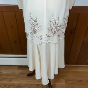 Elegant Vintage 1980s Nightworks Embroidered Mother of the Bride Dress! thumbnail 6