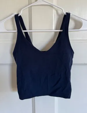 Lululemon Navy Align Tank Top
Light Support, A/B Cup size 0 thumbnail 1