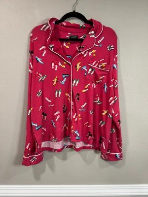 Kate Spade New York Red Fabulous Colorful Shoes Pajama Set thumbnail 3