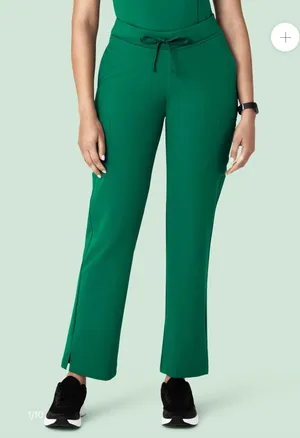 Mandala Scrub Pants Hunter Green Size L thumbnail 1
