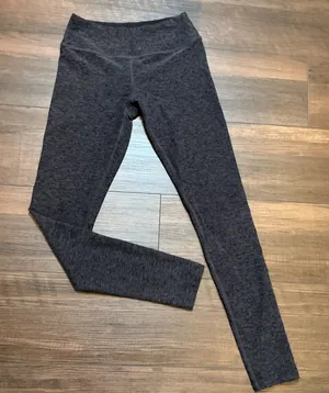 Beyond Yoga Space Dye High Waisted Leggings Gray Heathered Activewear Small thumbnail 1