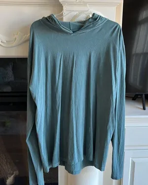 Hoodie Pullover Long Sleeve Comfy Cotton Womens Large Tunic thumbnail 7