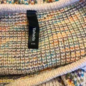 Multicolor Aztec Fringe Poncho Sweater Size undefined thumbnail 10