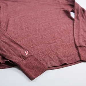 League 91 Arizona State Sun Devils Women S Heather Maroon Long Sleeve Tee NWT thumbnail 5