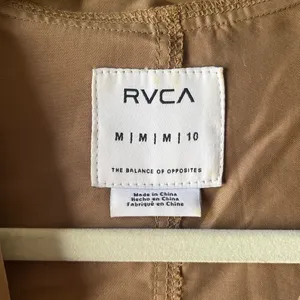 RVCA Tan Hooded Duster; Modal Jacket thumbnail 8